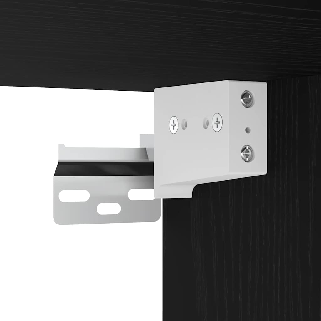 Badeservantskap Svart Eik 41X38,5X45 Cm Konstruert Tre