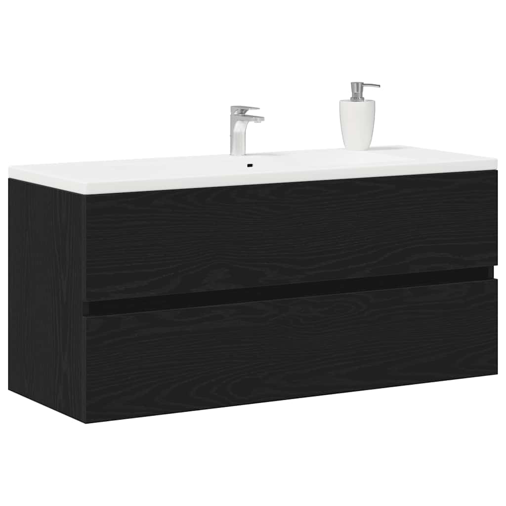 Servantskap Svart Eik 100X38,5X45 Cm Sponplate