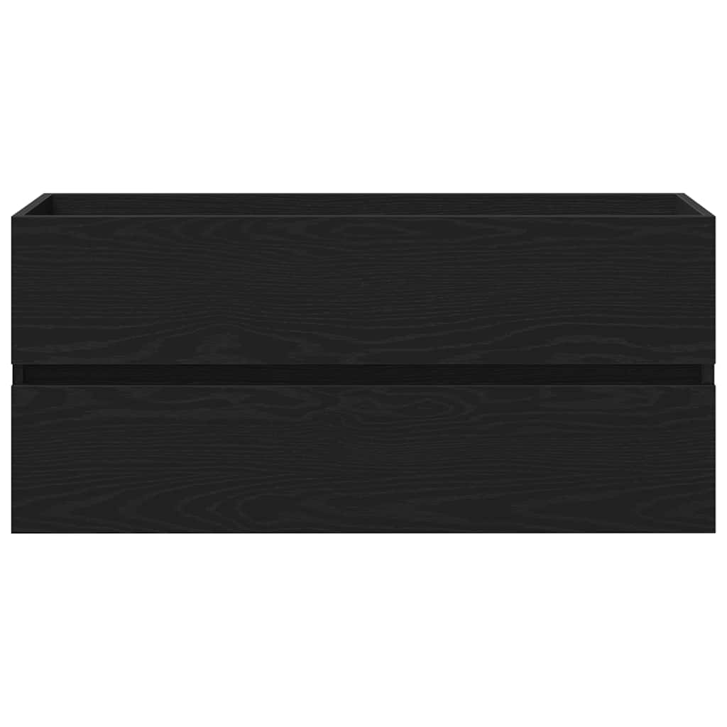 Servantskap Svart Eik 100X38,5X45 Cm Sponplate
