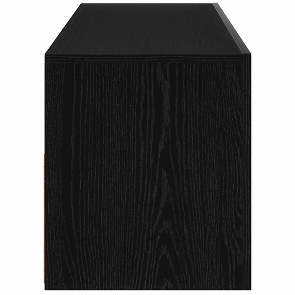 Tv-Skap Svart Eik 60 X 35 X 40 Cm Konstruert Tre