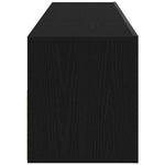 Tv-Skap Svart Eik 120 X 35 X 40 Cm Konstruert Tre