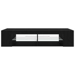 Tv-Skap Svart Eik 135 X 39 X 30 Cm Konstruert Tre