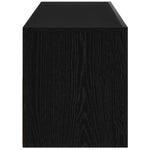Tv-Skap Med Skuff Svart Eik 90 X 39 X 30 Cm Konstruert Tre