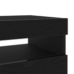 Tv-Skap Svart Eik 100 X 35 X 40 Cm Konstruert Tre