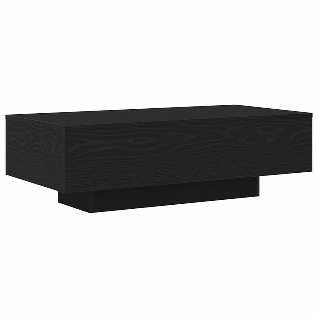 Kaffebord Svart Eik 100 X 49,5 X 31 Cm Konstruert Tre