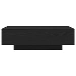 Kaffebord Svart Eik 100 X 49,5 X 31 Cm Konstruert Tre