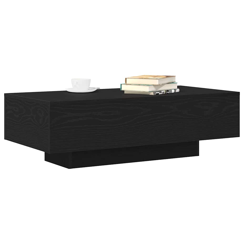 Kaffebord Svart Eik 100 X 49,5 X 31 Cm Konstruert Tre