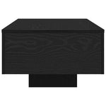 Kaffebord Svart Eik 100 X 49,5 X 31 Cm Konstruert Tre