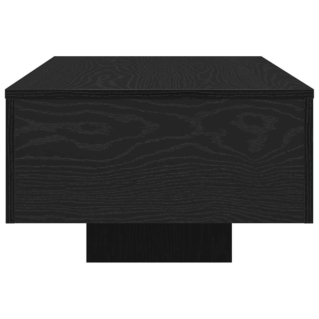 Kaffebord Svart Eik 100 X 49,5 X 31 Cm Konstruert Tre