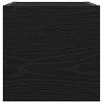 Tv-Skap Svart Eik 30,5 X 30 X 30 Cm Konstruert Tre