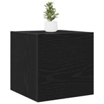 Tv-Skap Svart Eik 30,5 X 30 X 30 Cm Konstruert Tre