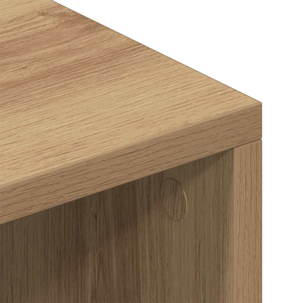 Tv-Skap Artisian Oak 69,5 X 30 X 50 Cm Konstruert Tre