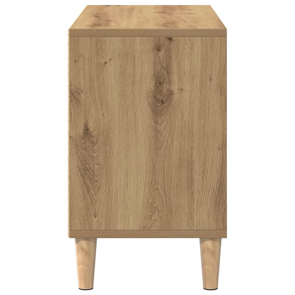 Tv-Skap Artisian Oak 69,5 X 30 X 50 Cm Konstruert Tre