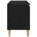 Tv-Skap Svart Eik 102 X 35 X 50 Cm Konstruert Tre