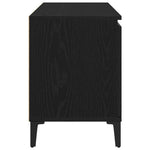 Tv-Skap Svart Eik 102 X 35 X 50 Cm Konstruert Tre