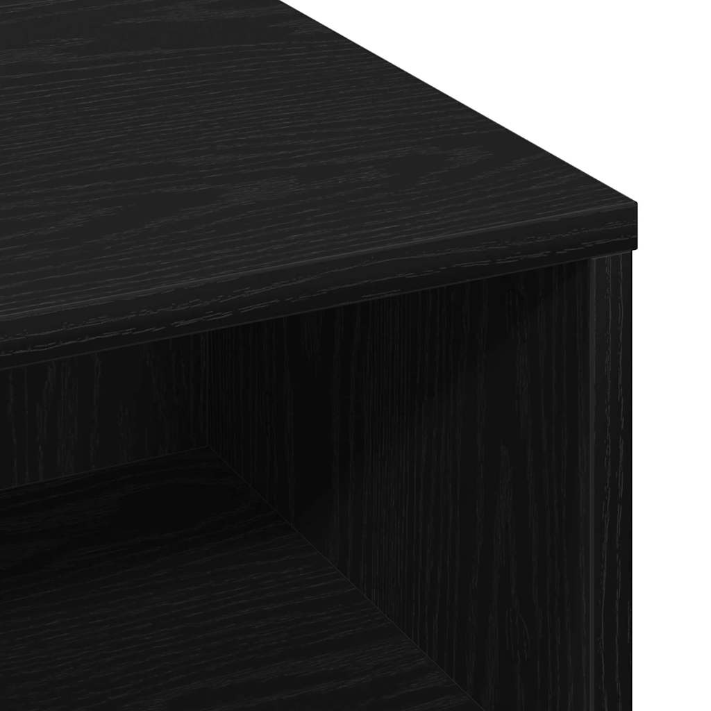 Kaffebord Svart Eik 60 X 60 X 30 Cm