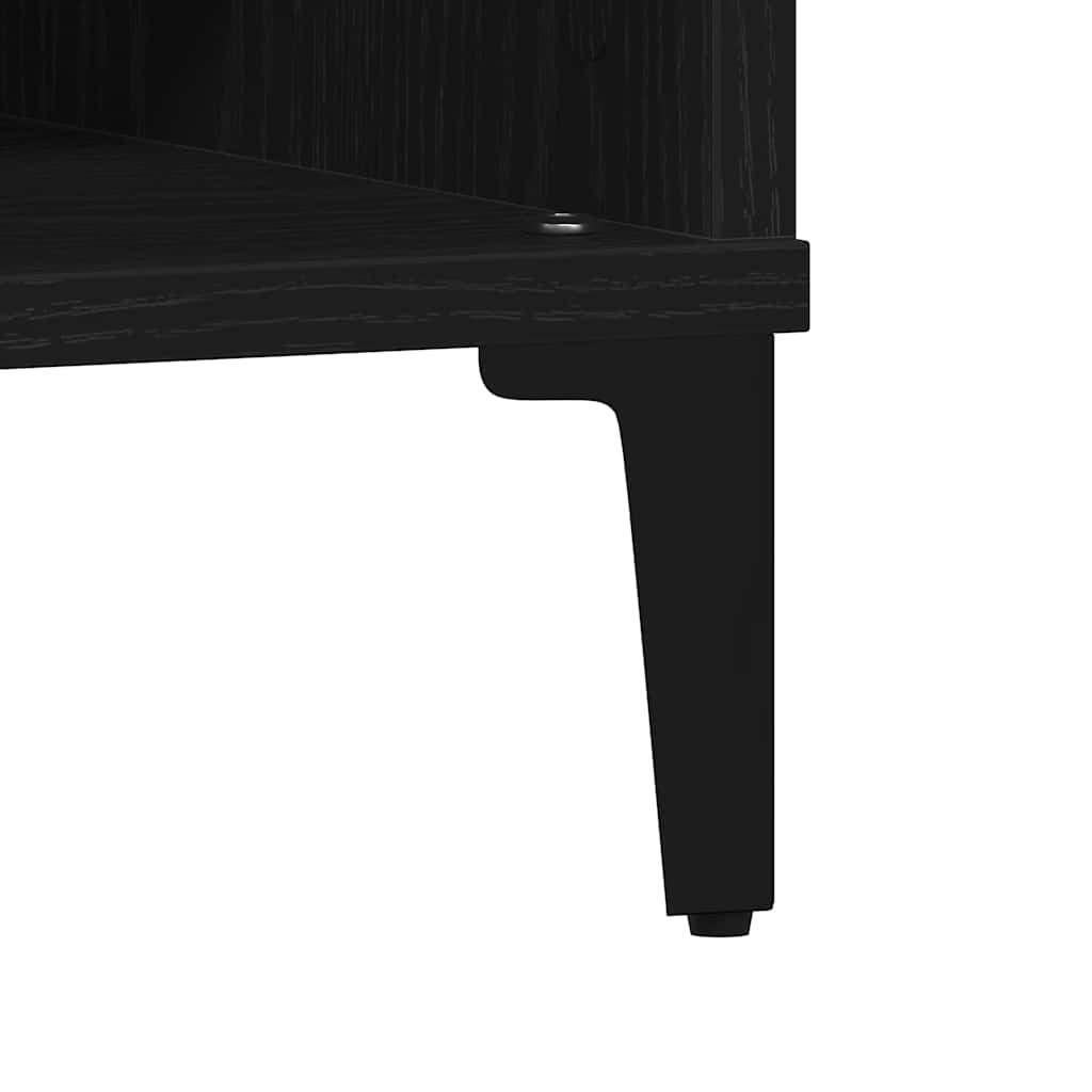 Kaffebord Svart Eik 60 X 60 X 30 Cm