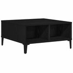 Kaffebord Svart Eik 60 X 60 X 30 Cm
