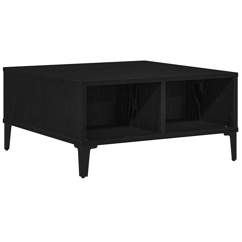 Kaffebord Svart Eik 60 X 60 X 30 Cm