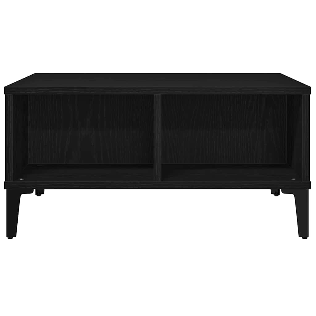 Kaffebord Svart Eik 60 X 60 X 30 Cm