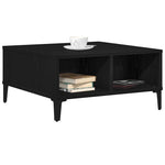 Kaffebord Svart Eik 60 X 60 X 30 Cm