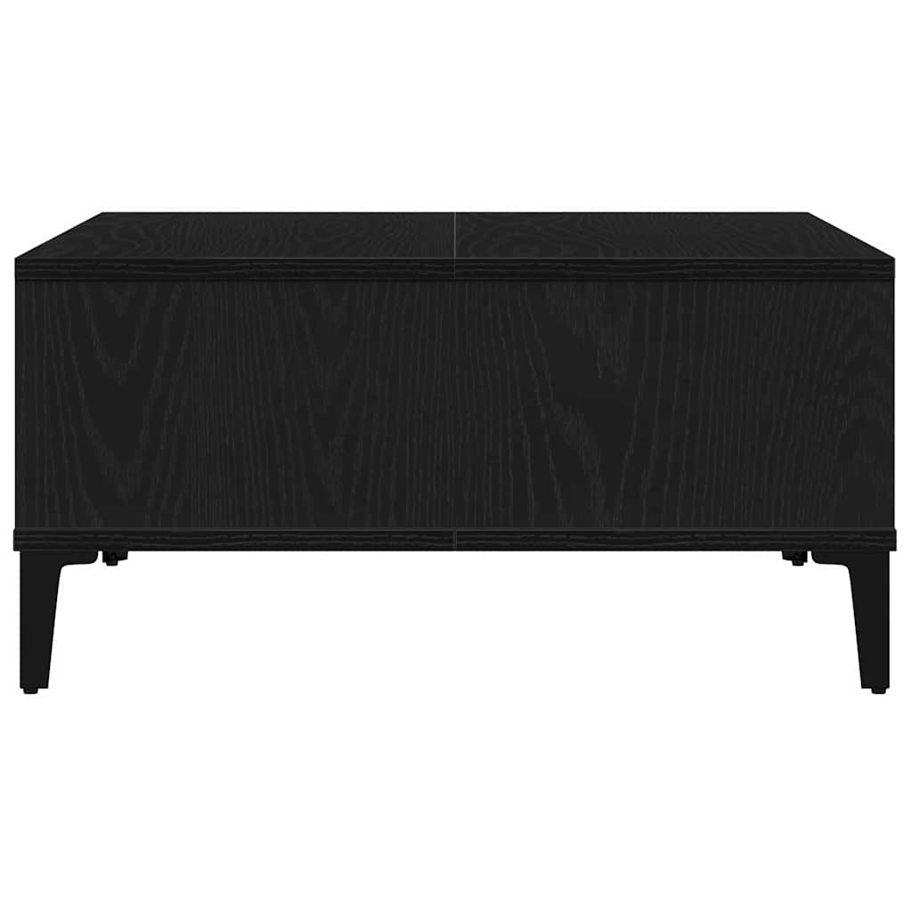 Kaffebord Svart Eik 60 X 60 X 30 Cm
