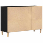 Serviesskap Svart Eik 103,5 X 35 X 70 Cm Konstruert Tre