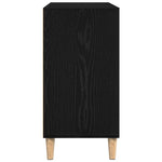 Serviesskap Svart Eik 103,5 X 35 X 70 Cm Konstruert Tre
