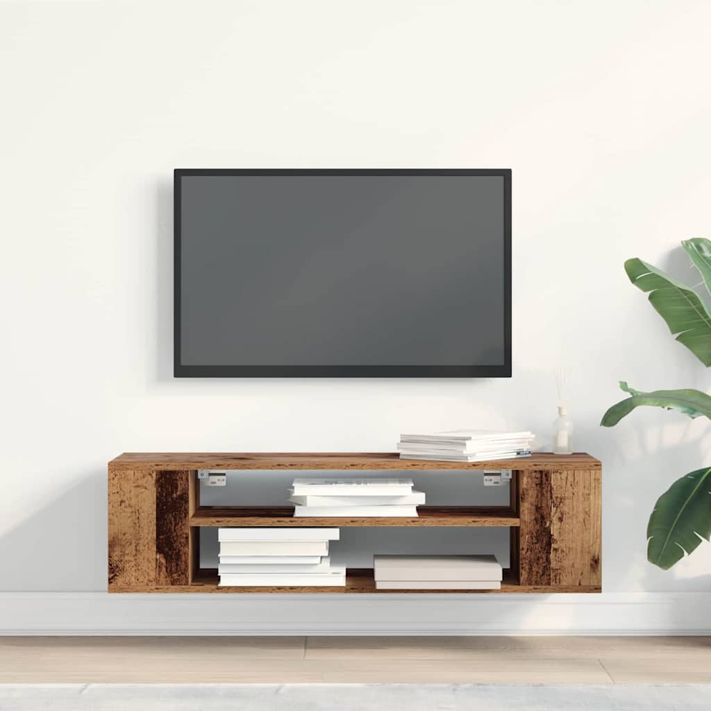 Tv-Skap Gammelt Tre 100 X 30 X 26,5 Cm Konstruert Tre