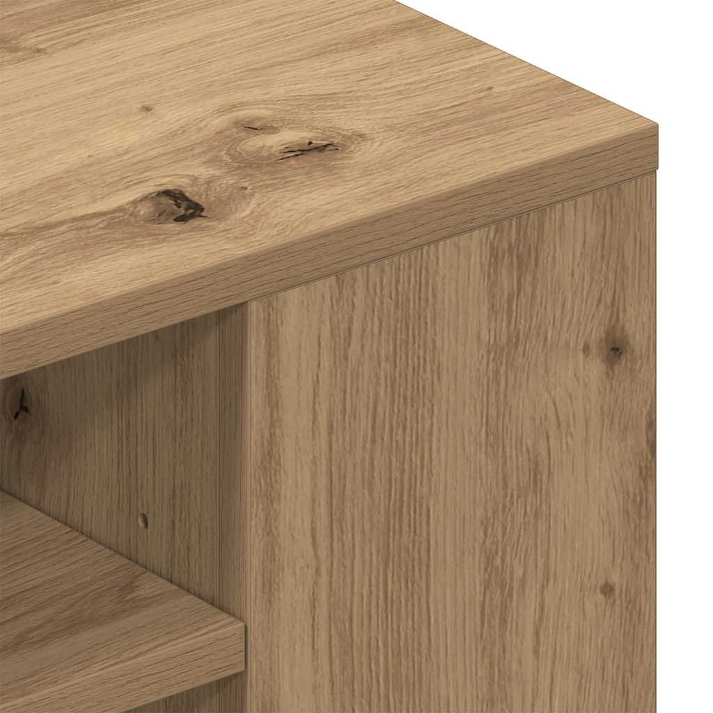 Tv-Skap Artisian Oak 100 X 30 X 26,5 Cm Konstruert Tre