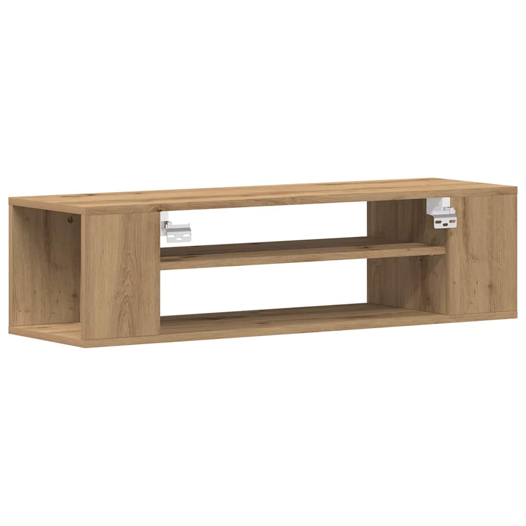 Tv-Skap Artisian Oak 100 X 30 X 26,5 Cm Konstruert Tre