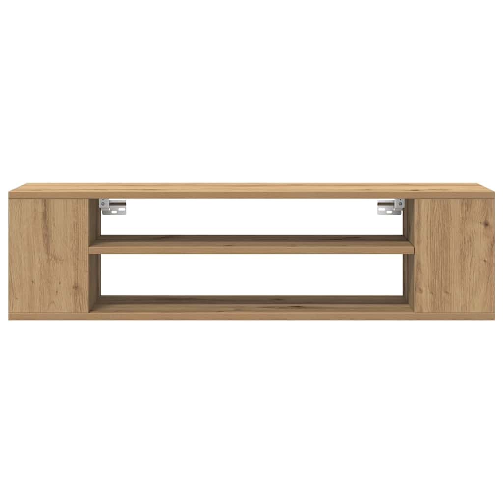 Tv-Skap Artisian Oak 100 X 30 X 26,5 Cm Konstruert Tre