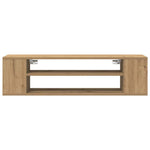 Tv-Skap Artisian Oak 100 X 30 X 26,5 Cm Konstruert Tre