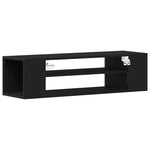Tv-Skap Svart Eik 100 X 30 X 26,5 Cm Konstruert Tre