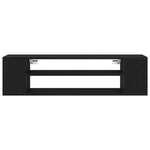 Tv-Skap Svart Eik 100 X 30 X 26,5 Cm Konstruert Tre