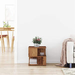 Sidetabell Gammelt Tre 40 X 40 X 40 Cm Konstruert Tre