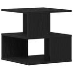 Sidetabell Svart Eik 40 X 40 X 40 Cm Konstruert Tre