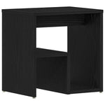 Nattbordskap Svart Eik 40 X 30 X 40 Cm Konstruert Tre