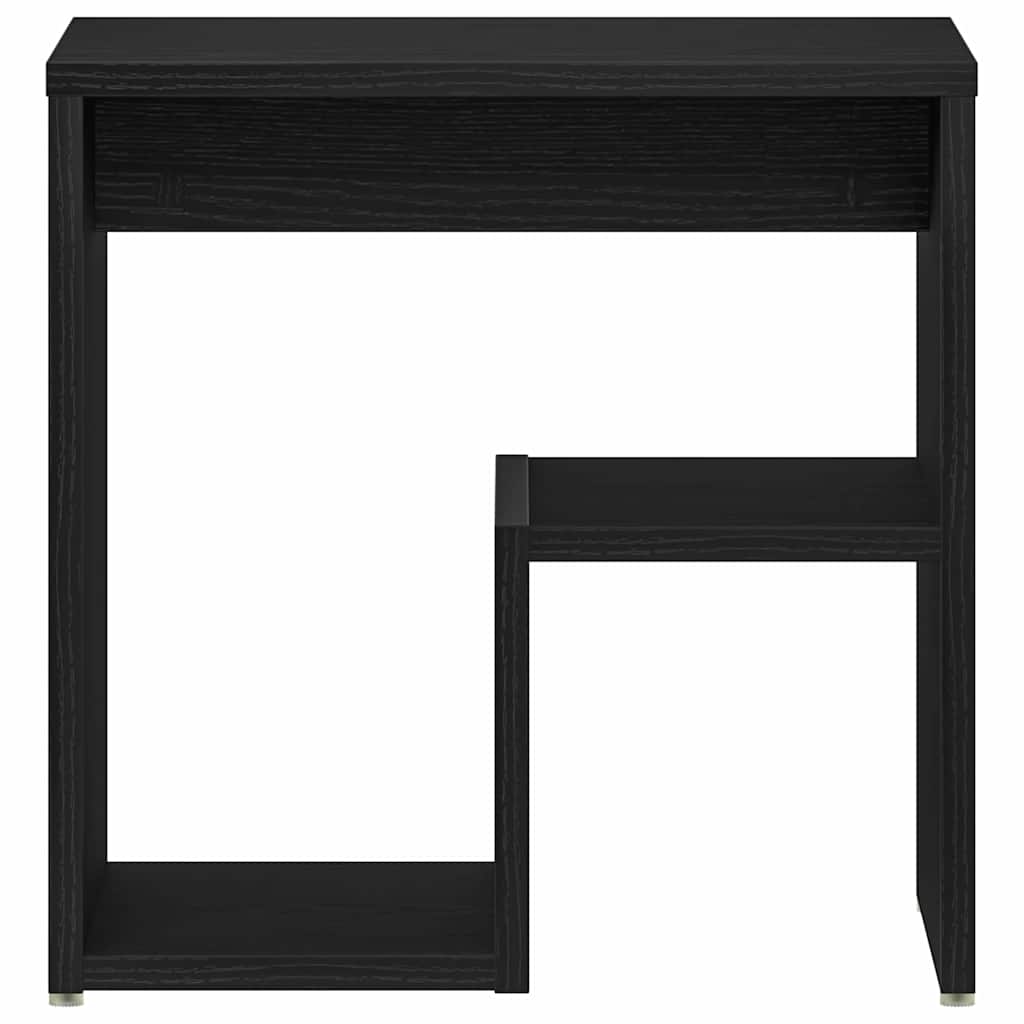 Nattbordskap Svart Eik 40 X 30 X 40 Cm Konstruert Tre
