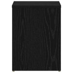 Nattbordskap Svart Eik 40 X 30 X 40 Cm Konstruert Tre