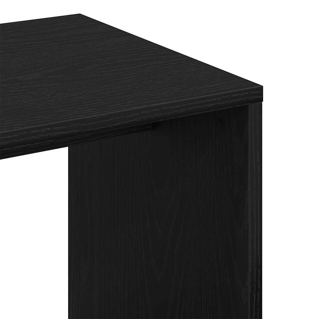 Sidetabell Svart Eik 59 X 36 X 38 Cm Konstruert Tre