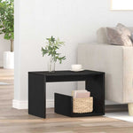 Sidetabell Svart Eik 59 X 36 X 38 Cm Konstruert Tre