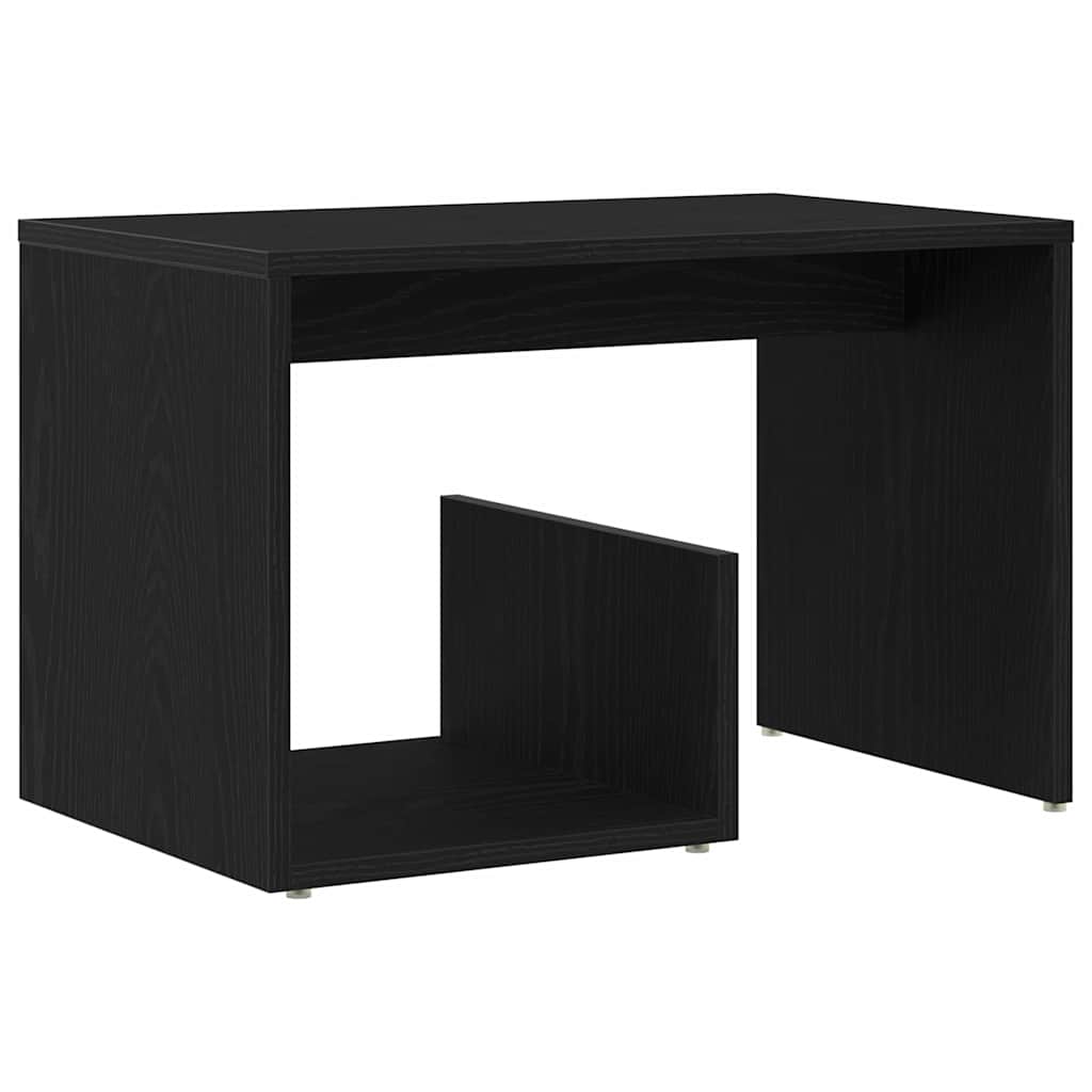 Sidetabell Svart Eik 59 X 36 X 38 Cm Konstruert Tre