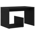 Sidetabell Svart Eik 59 X 36 X 38 Cm Konstruert Tre