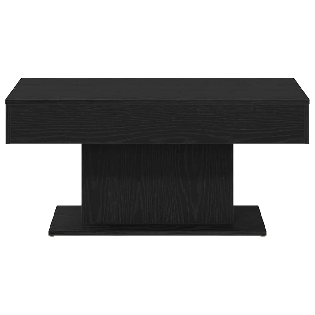 Kaffebord Svart Eik 96 X 50 X 45 Cm Konstruert Tre