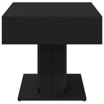 Kaffebord Svart Eik 96 X 50 X 45 Cm Konstruert Tre