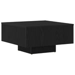 Kaffebord Svart Eik 60 X 60 X 31,5 Cm Konstruert Tre