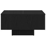 Kaffebord Svart Eik 60 X 60 X 31,5 Cm Konstruert Tre