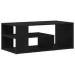 Kaffebord Svart Eik 100 X 50 X 40 Cm Konstruert Tre