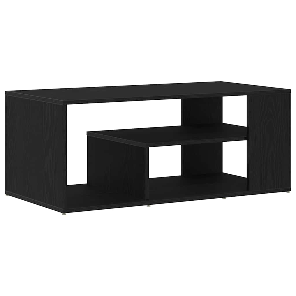 Kaffebord Svart Eik 100 X 50 X 40 Cm Konstruert Tre